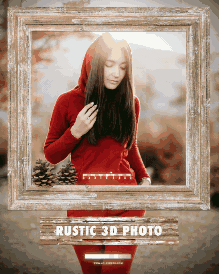 Rustic 3D Photobooth - After Effects Template