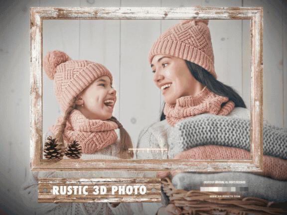 Rustic 3D Photobooth - After Effects Template